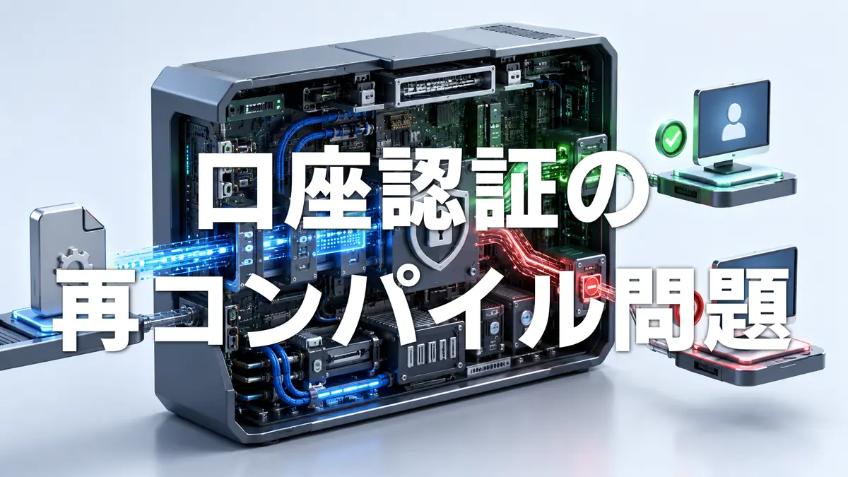 EAの口座認証は再コンパイル不要にできる？サーバー認証との違い