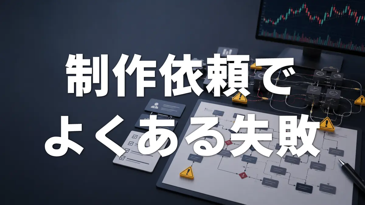 MT5 EAの制作依頼でよくある失敗7選｜作る前に確認したいポイント