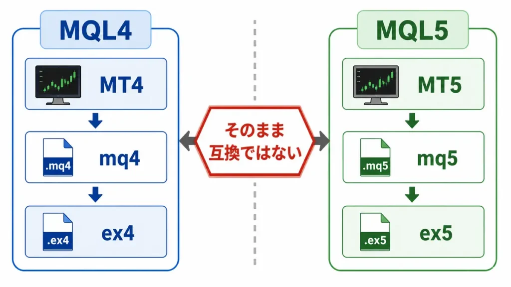 mq4とmq5の比較画像