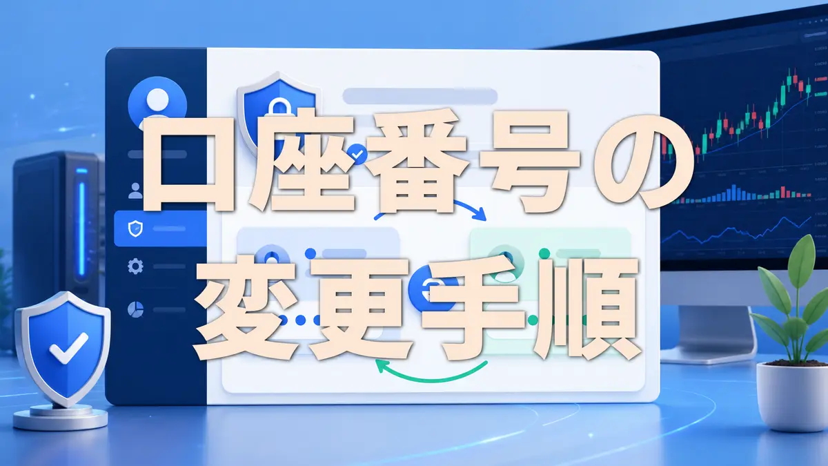 口座番号の変更方法【MQLAuth】